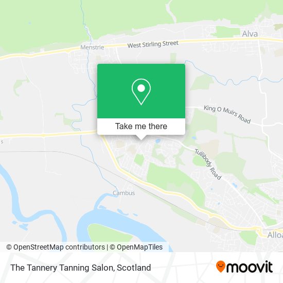 The Tannery Tanning Salon map