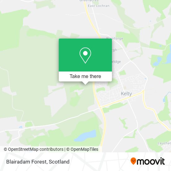 Blairadam Forest map