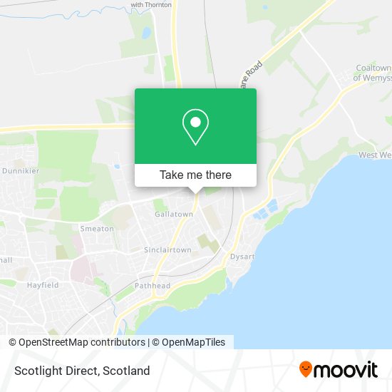 Scotlight Direct map
