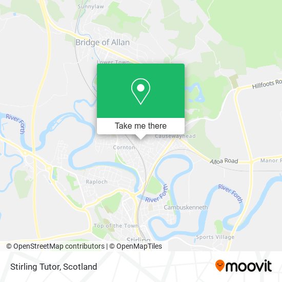 Stirling Tutor map