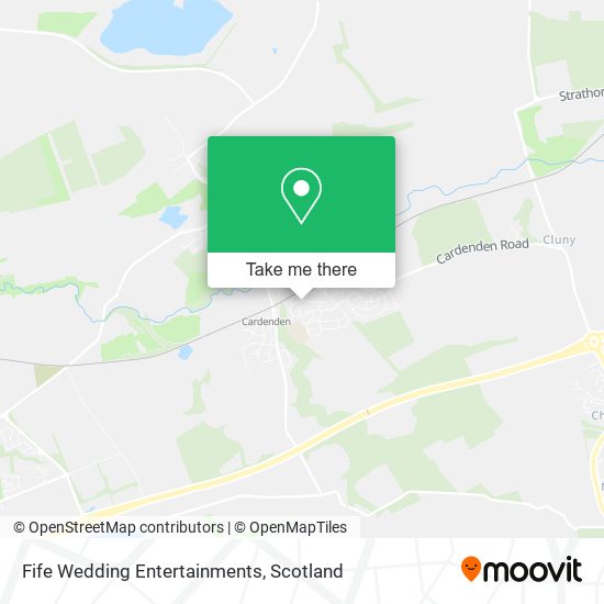 Fife Wedding Entertainments map
