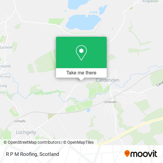 R P M Roofing map