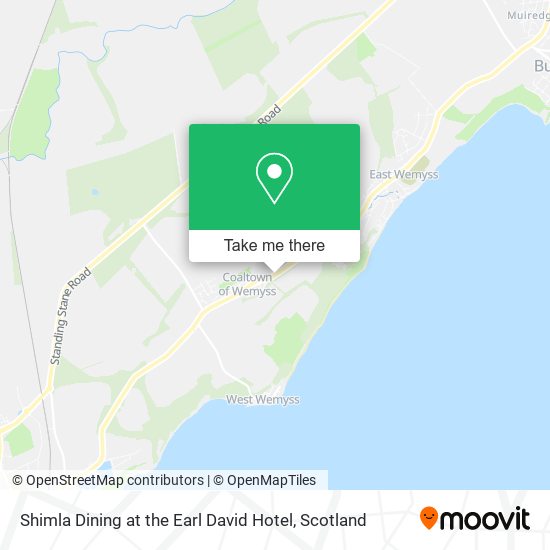 Shimla Dining at the Earl David Hotel map