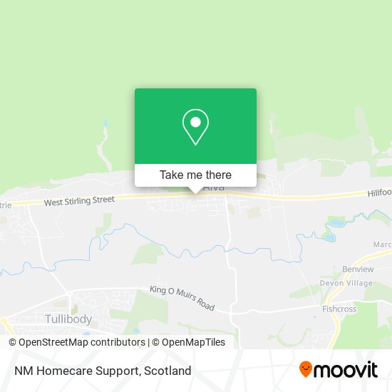 NM Homecare Support map