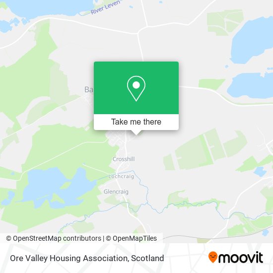 Ore Valley Housing Association map