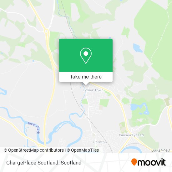 ChargePlace Scotland map