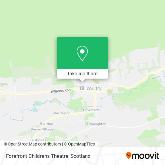 Forefront Childrens Theatre map