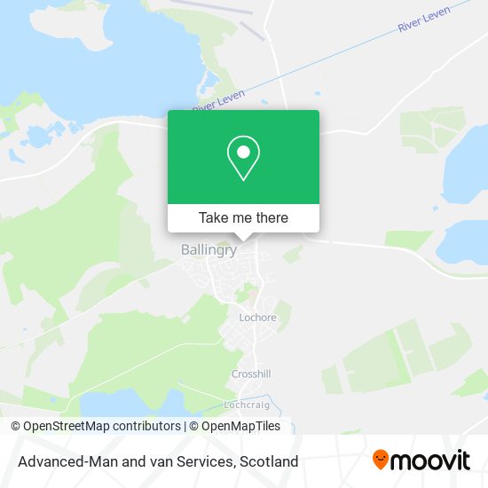 Advanced-Man and van Services map