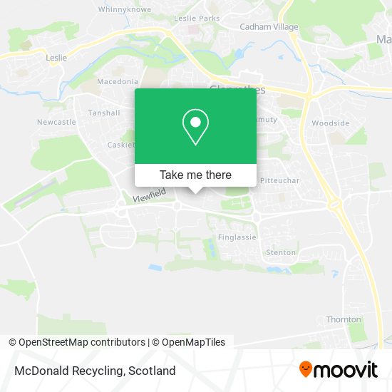 McDonald Recycling map