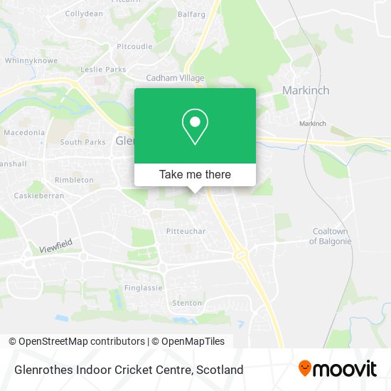 Glenrothes Indoor Cricket Centre map