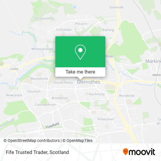 Fife Trusted Trader map