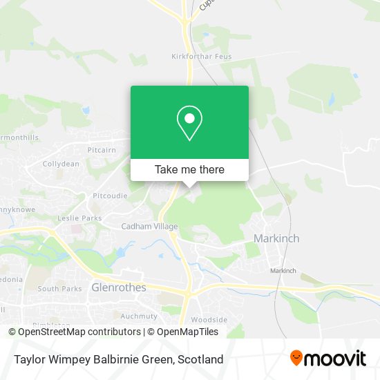 Taylor Wimpey Balbirnie Green map