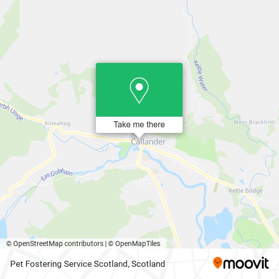Pet Fostering Service Scotland map
