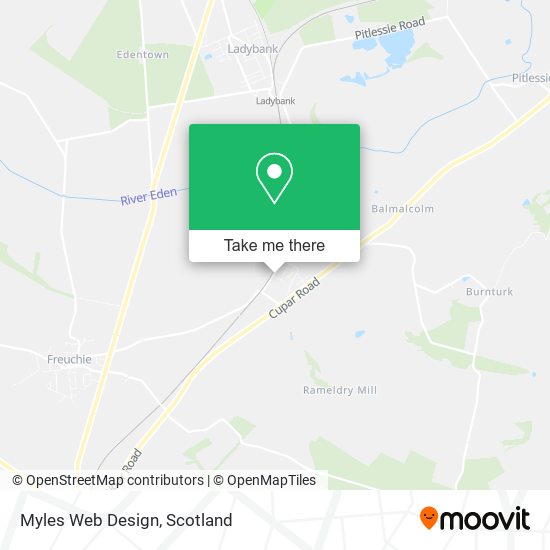 Myles Web Design map