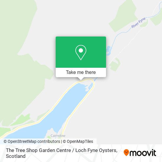 The Tree Shop Garden Centre / Loch Fyne Oysters map