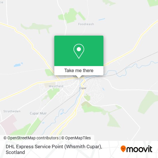 DHL Express Service Point (Whsmith Cupar) map