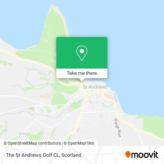 The St Andrews Golf CL map