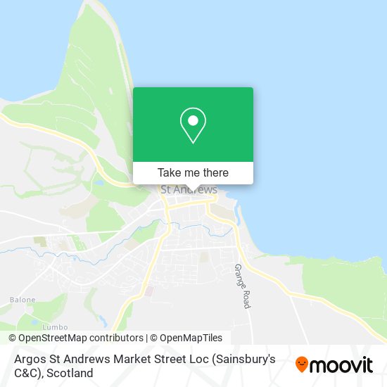 Argos St Andrews Market Street Loc (Sainsbury's C&C) map