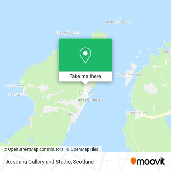 Aosdana Gallery and Studio map