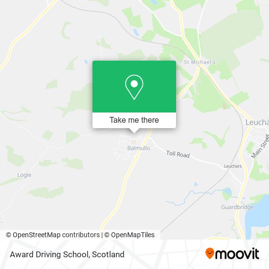 Award Driving School map