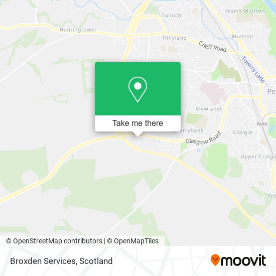 Broxden Services map