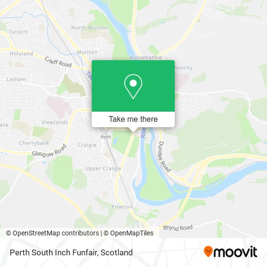 Perth South Inch Funfair map