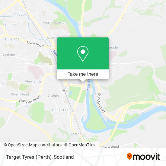 Target Tyres (Perth) map