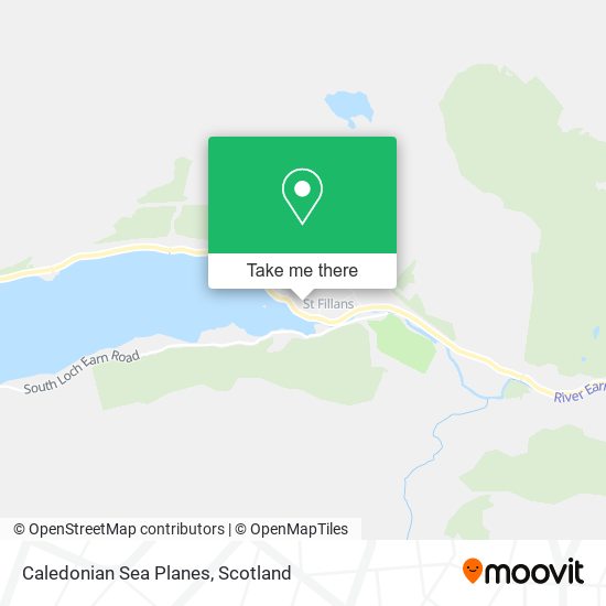 Caledonian Sea Planes map