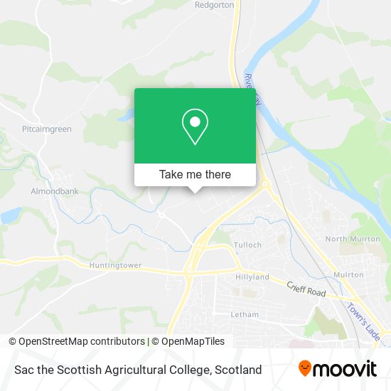 Sac the Scottish Agricultural College map