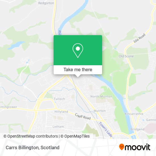 Carrs Billington map