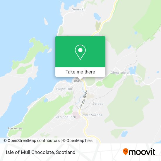Isle of Mull Chocolate map