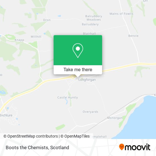 Boots the Chemists map