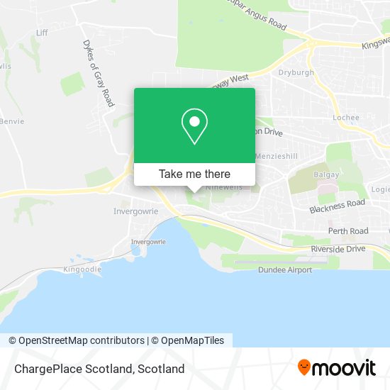 ChargePlace Scotland map