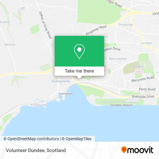 Volunteer Dundee map