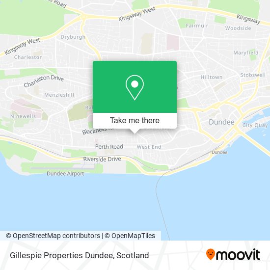 Gillespie Properties Dundee map