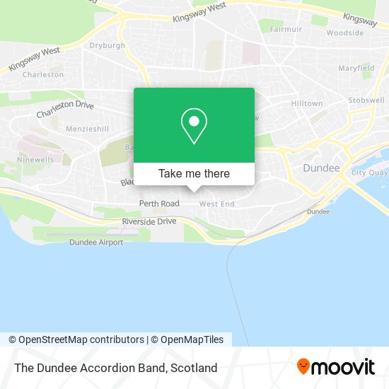 The Dundee Accordion Band map