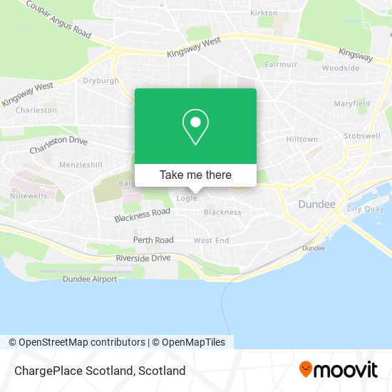 ChargePlace Scotland map