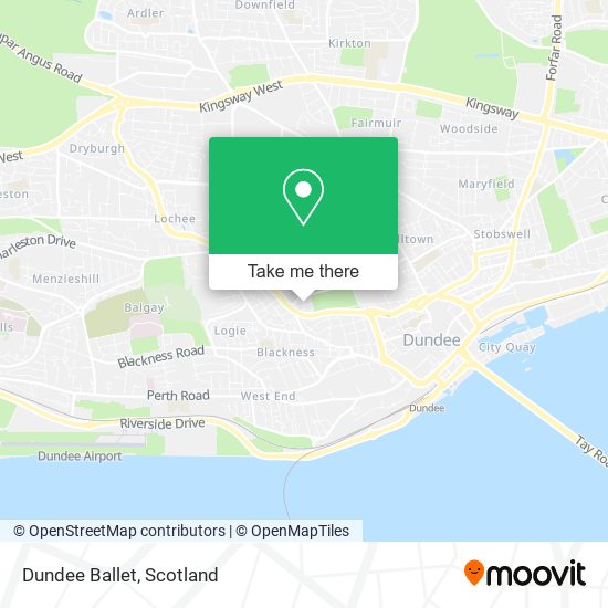 Dundee Ballet map