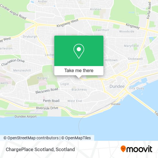 ChargePlace Scotland map