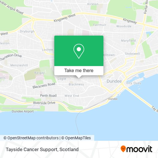 Tayside Cancer Support map