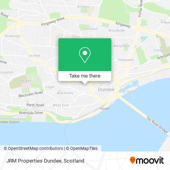 JRM Properties Dundee map