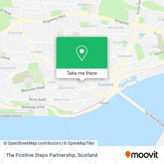 The Positive Steps Partnership map