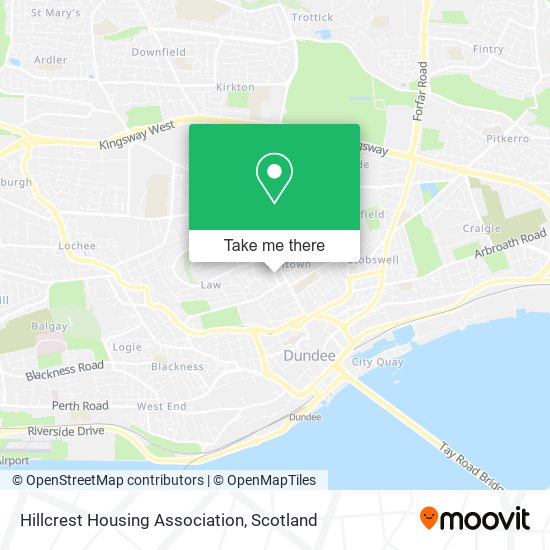 Hillcrest Housing Association map