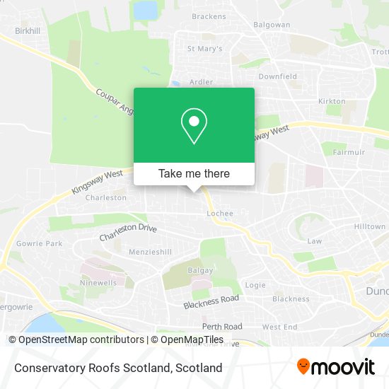 Conservatory Roofs Scotland map