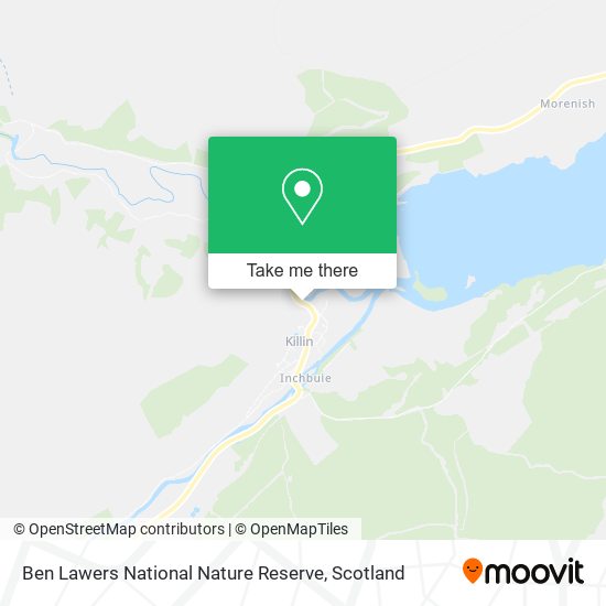 Ben Lawers National Nature Reserve map