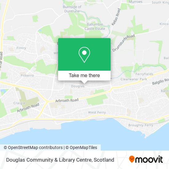 Douglas Community & Library Centre map