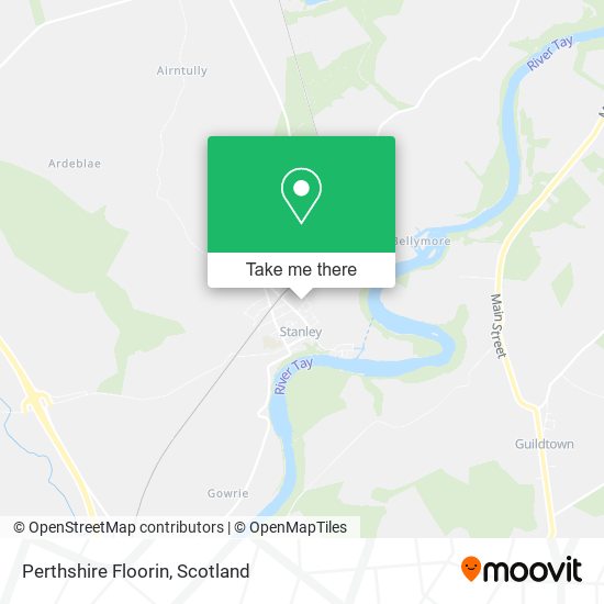 Perthshire Floorin map