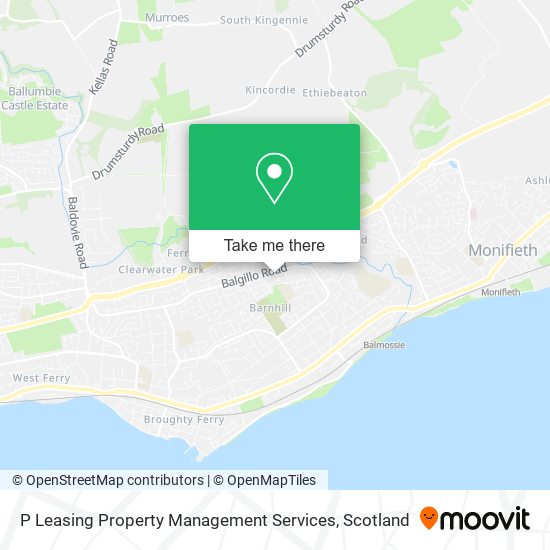 P Leasing Property Management Services map