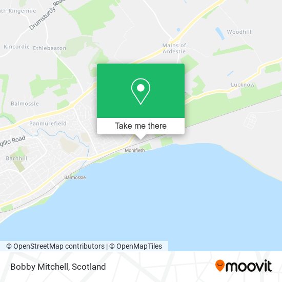 Bobby Mitchell map