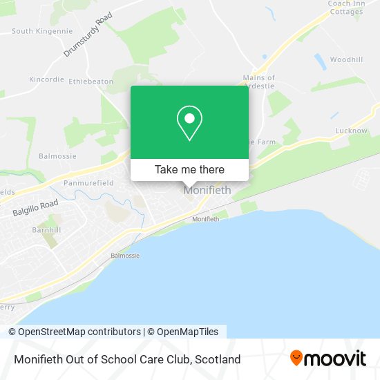 Monifieth Out of School Care Club map
